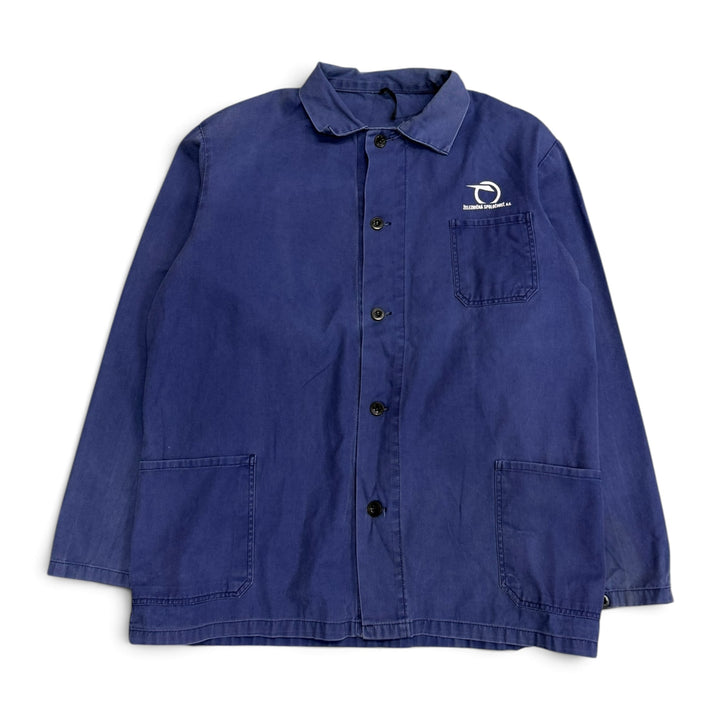 Vintage French Chore Jacket Faded Blue (M)
