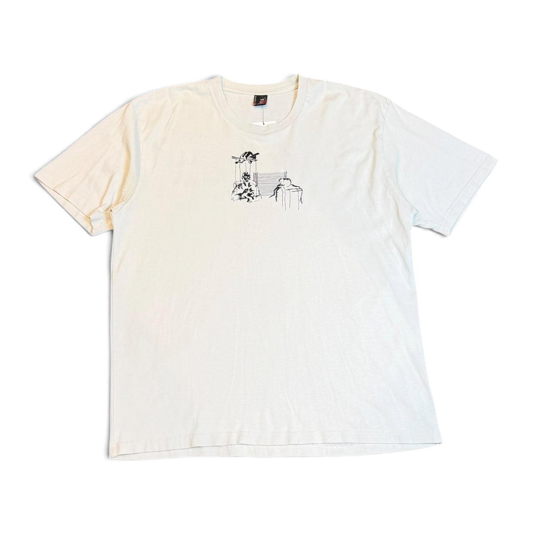 Derschutze White Embroidered T-Shirt (XL)