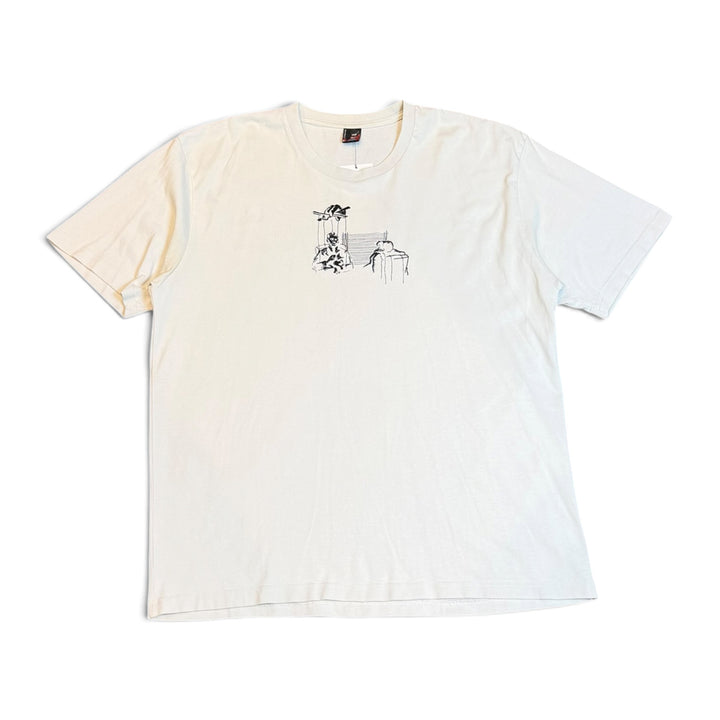 Derschutze White Embroidered T-Shirt (XL)