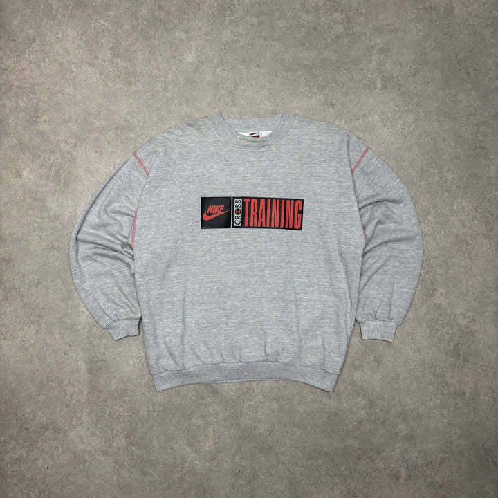 Rare 90's Vintage Nike Cross Training Graphic Sweatshirt (L)