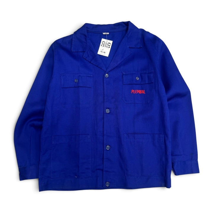 Vintage Distressed Blue French Chore Jacket (L)