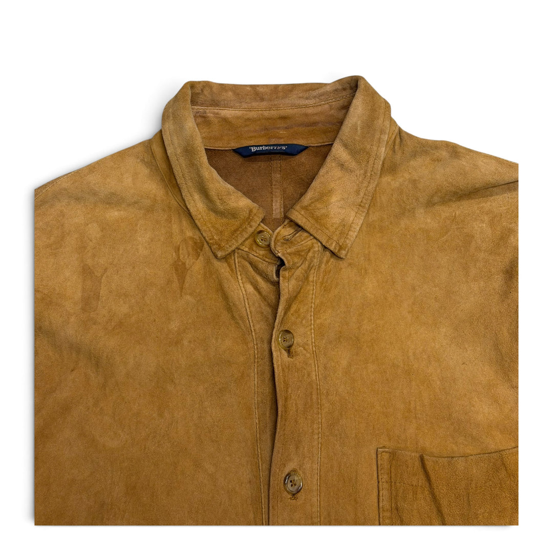 Vintage Burberry Suede Leather Jacket (L)
