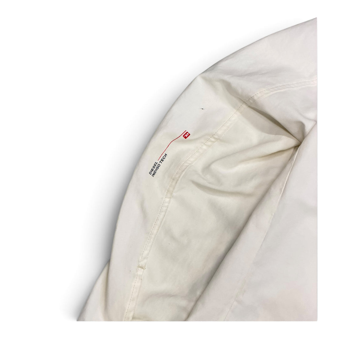 Vintage 00’s Diesel White Indigo Tech Jacket (L)