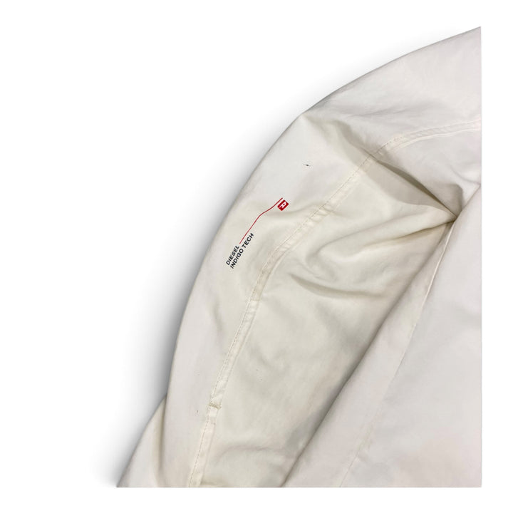 Vintage 00’s Diesel White Indigo Tech Jacket (L)