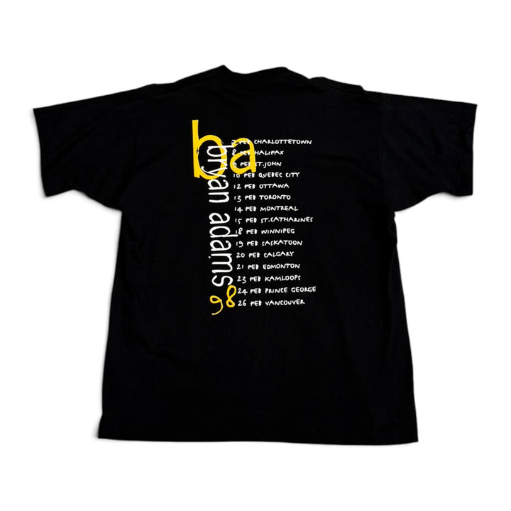 Vintage Bryan Adams Graphic T shirt Black (XL)