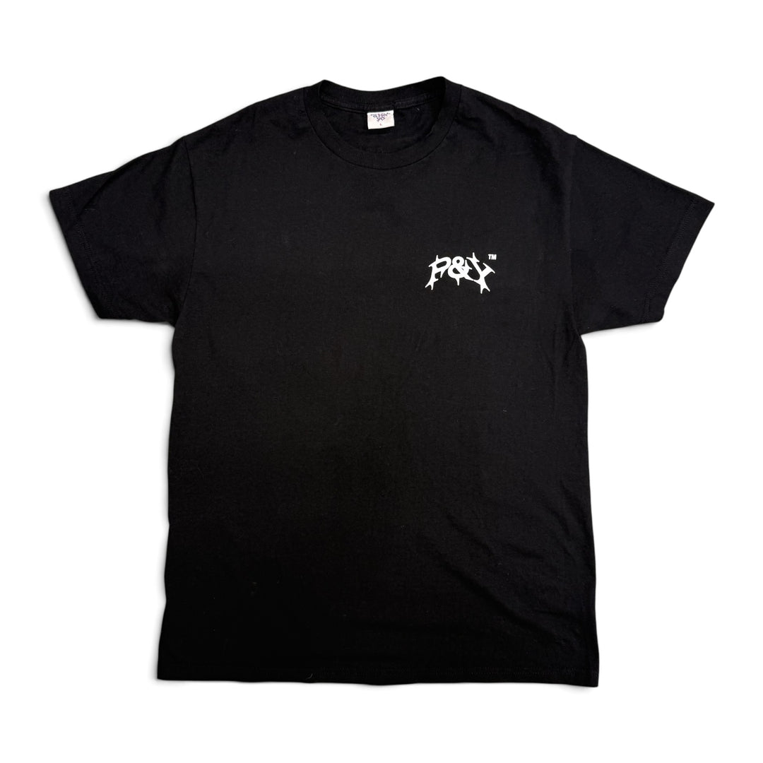 Punk And Yo Graphic T shirt Black (L)