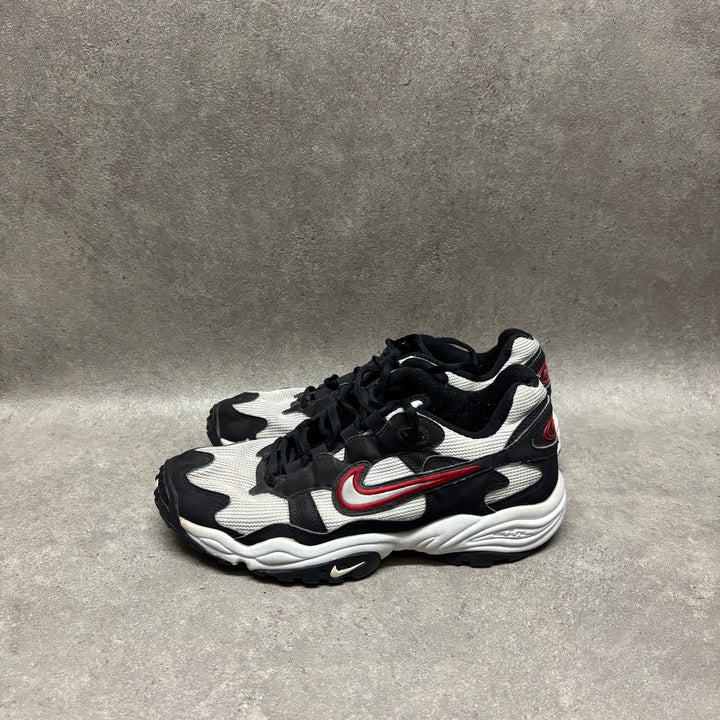 Retro Nike Air Black, Red & White Trainers (UK8.5)