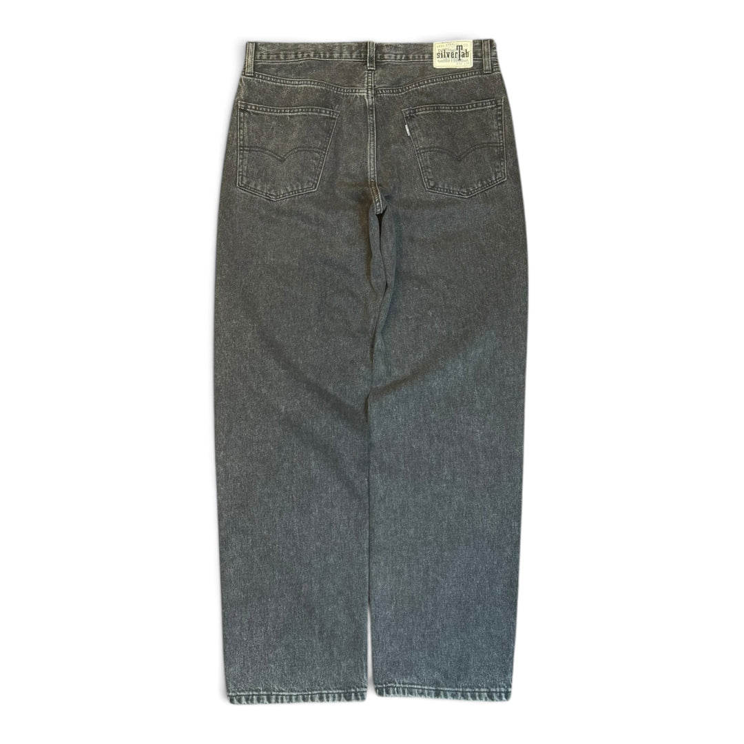 Vintage Levis Silver Tabs Washed Black Denim Jeans (32)