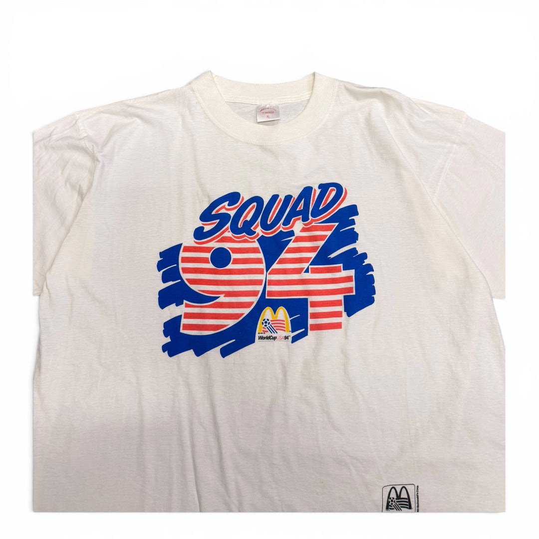 Vintage 1994 World Cup Squad McDonald's Graphic Tee White (XL)