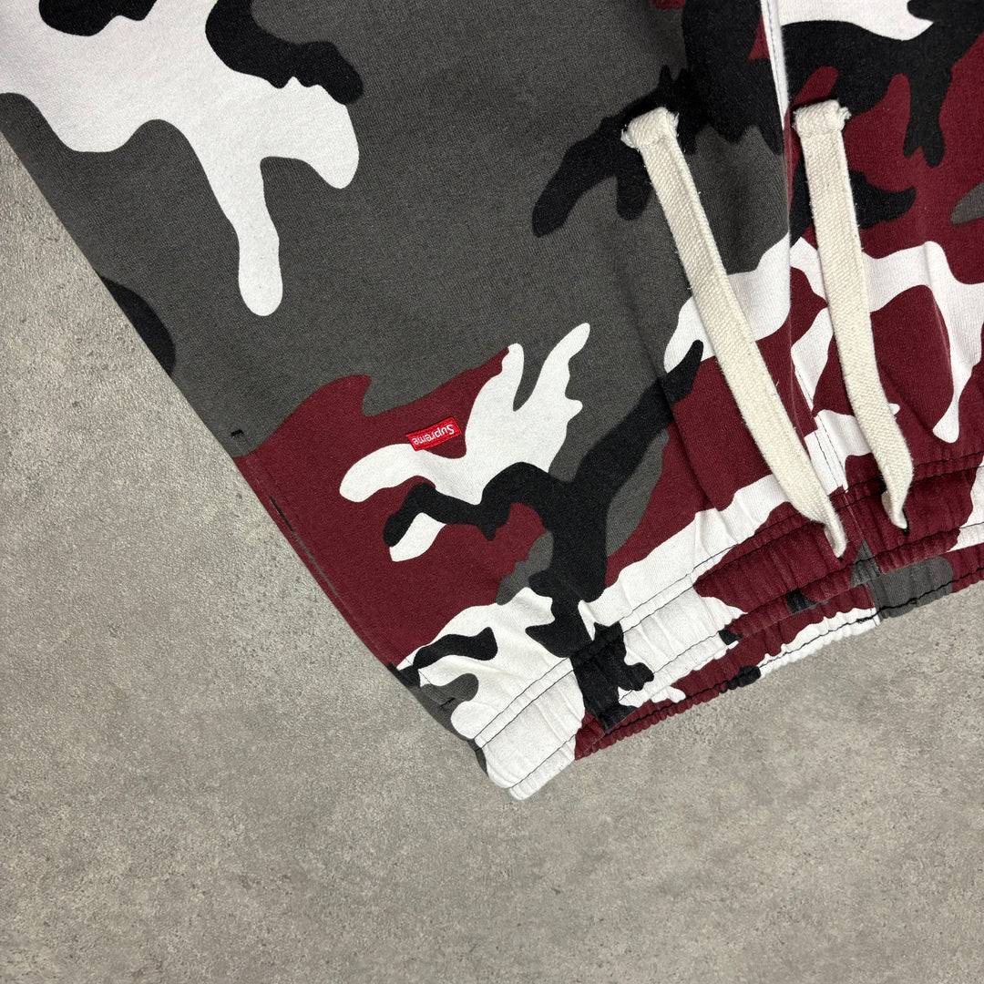 Supreme Red Camo Tracksuit Bottoms (L)