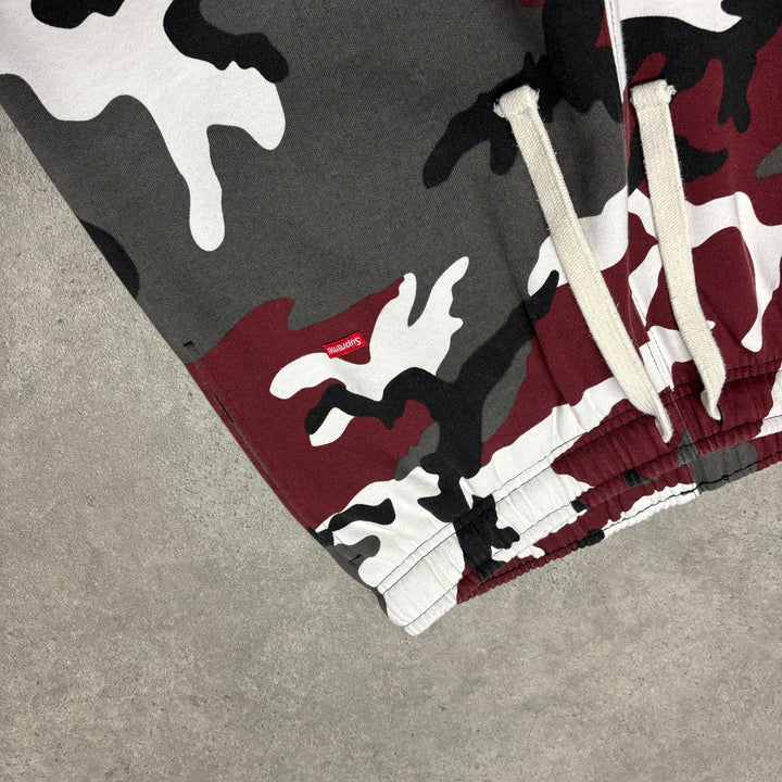 Supreme Red Camo Tracksuit Bottoms (L)