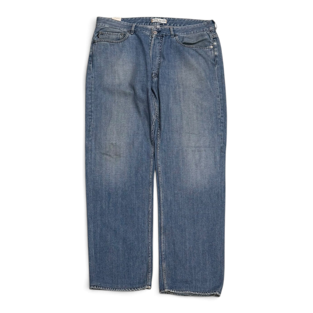 Vintage Stone Island Baggy Jeans Blue (38)