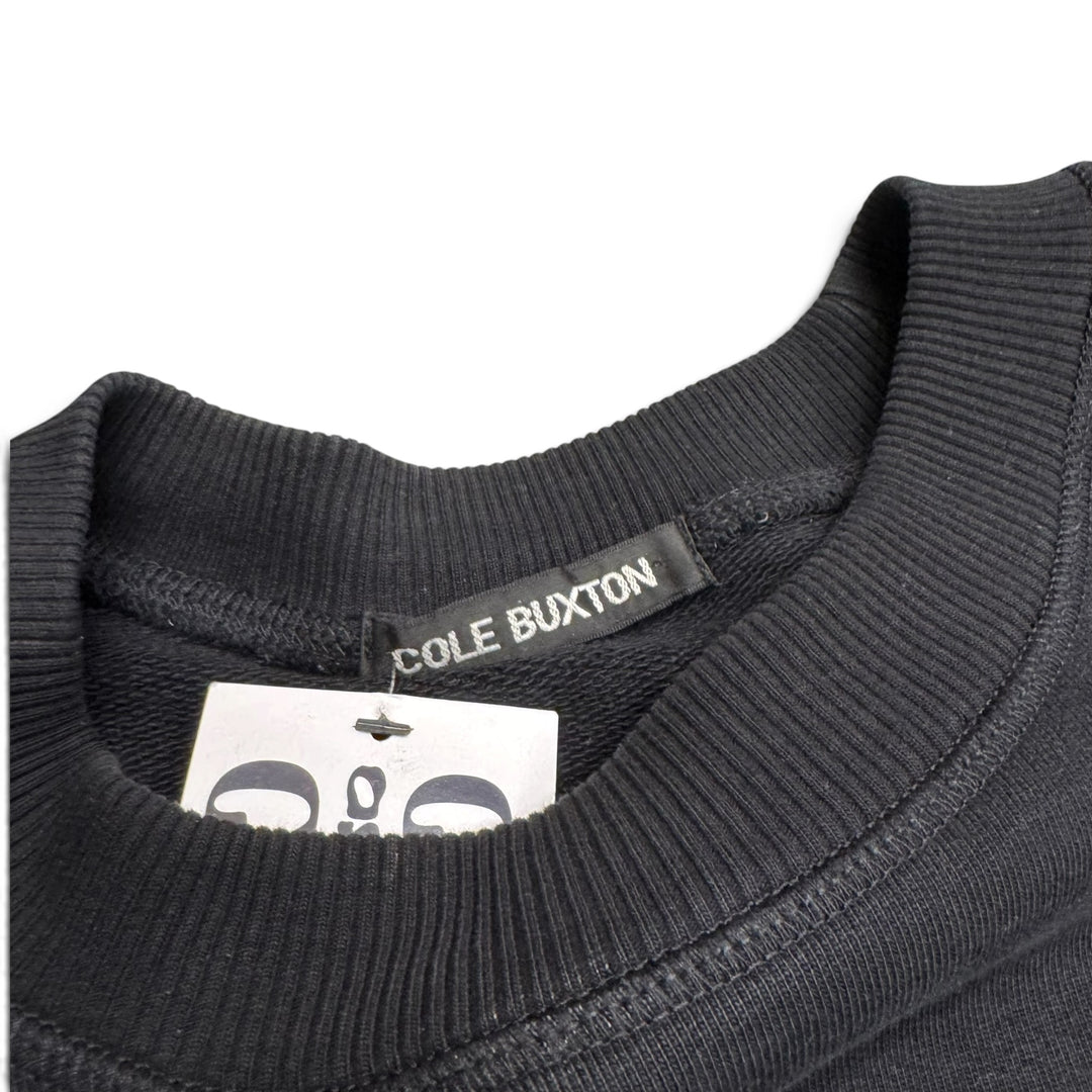 Cole Buxton Crew Neck Sweatshirt Black (L)
