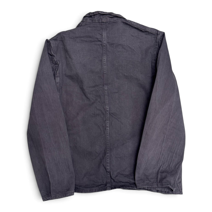 Vintage Distressed Faded Grey French Chore Jacket (S)