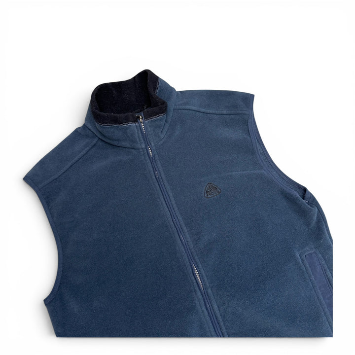 Vintage Nike ACG Fleece Gilet Navy (M)