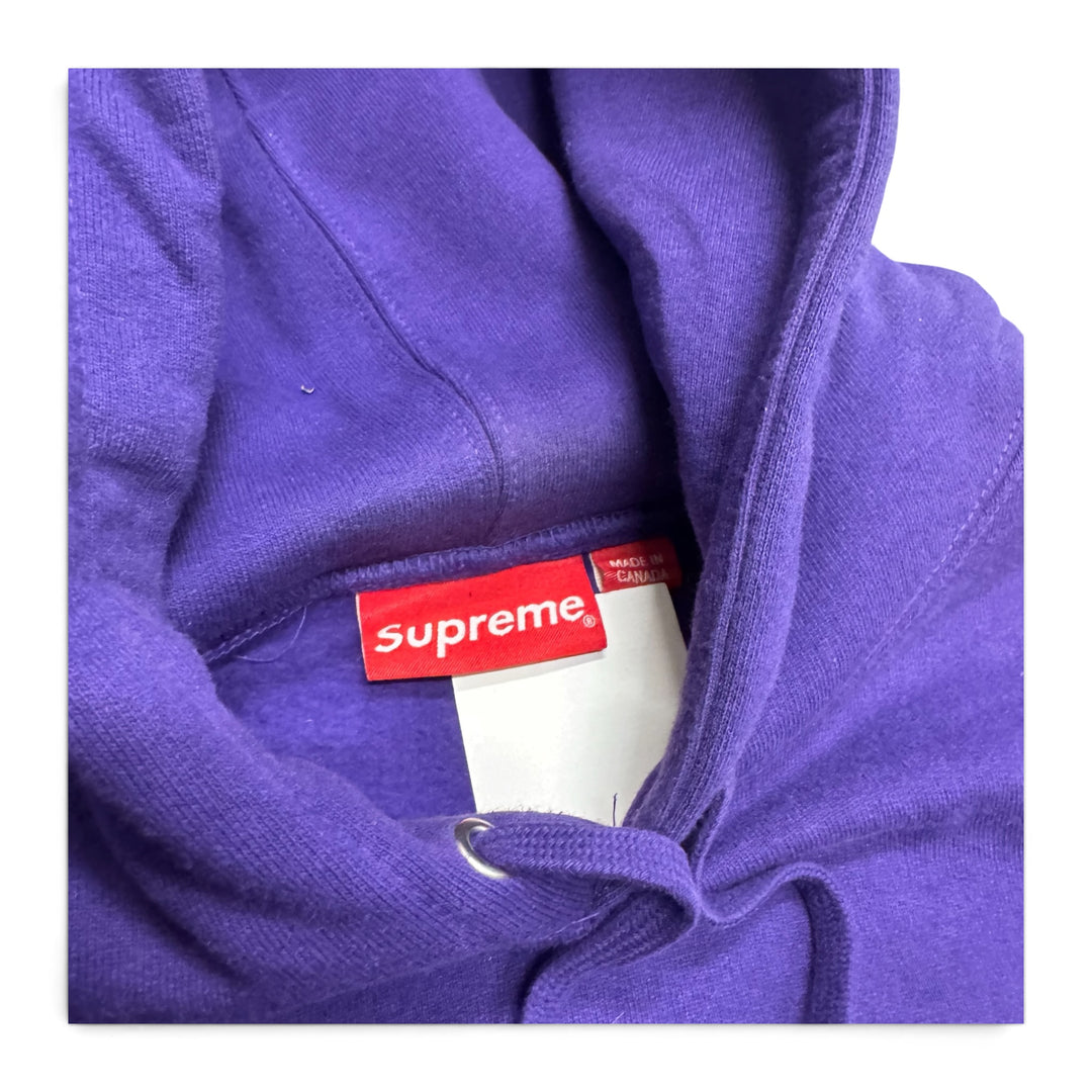 Supreme Stop Crying Purple Pullover Hoodie (L)