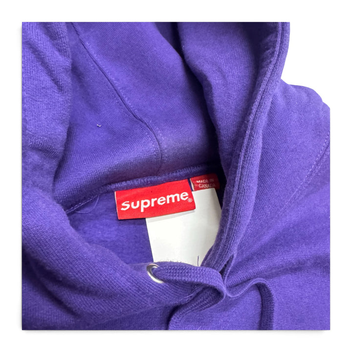 Supreme Stop Crying Purple Pullover Hoodie (L)