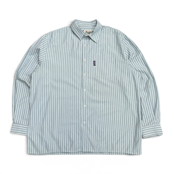 Always Do Light Blue Long Sleeve Stripy Shirt (XL)