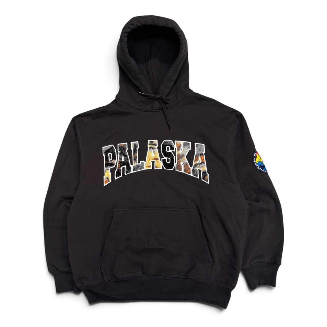 Palace Black Appalachian Hood Pullover Hoodie (L)