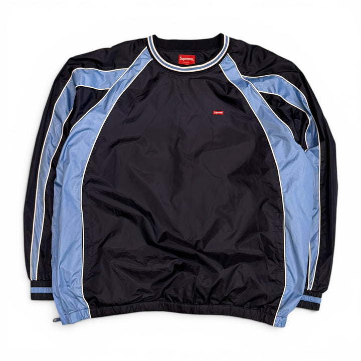Supreme Piping Warm Up Pullover Navy (L)