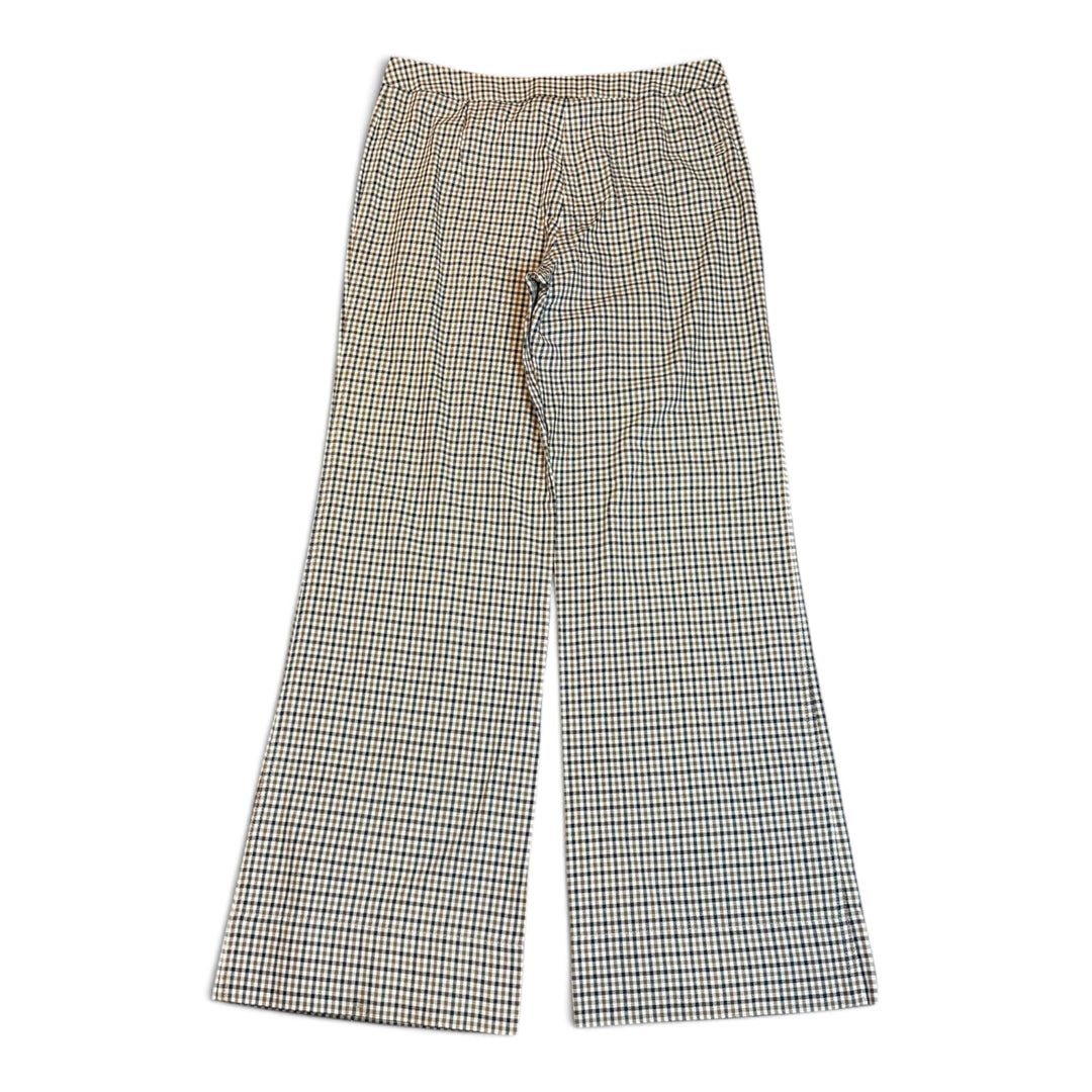 Vintage Aquascutum Checkered Brown Trousers (UK12)