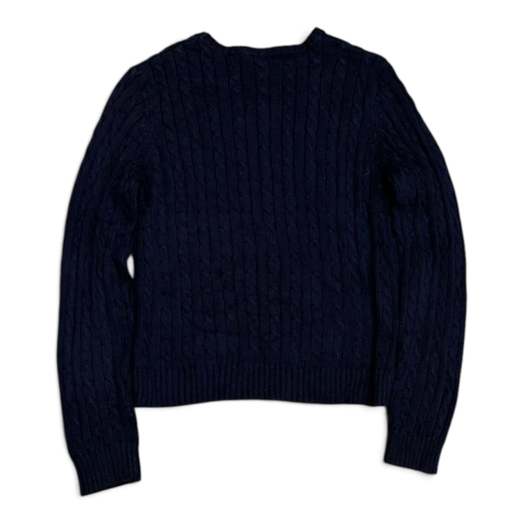 Vintage Polo Ralph Lauren Cable Knit Navy (L)