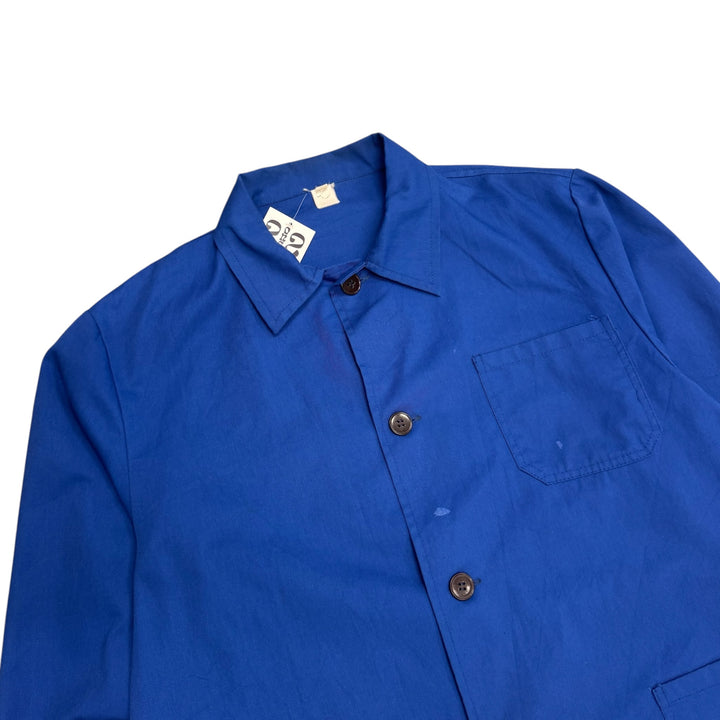 Vintage Distressed Blue French Chore Jacket (XL)