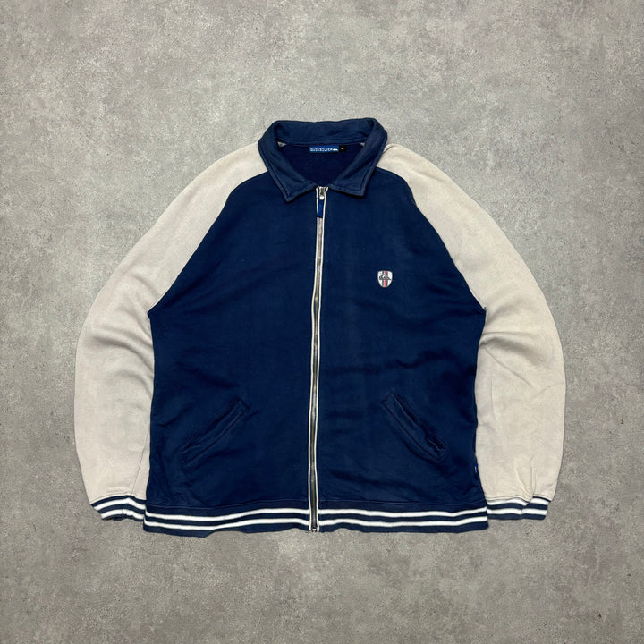 Vintage Quiksilver Blue Full Zip Sweatshirt (L)