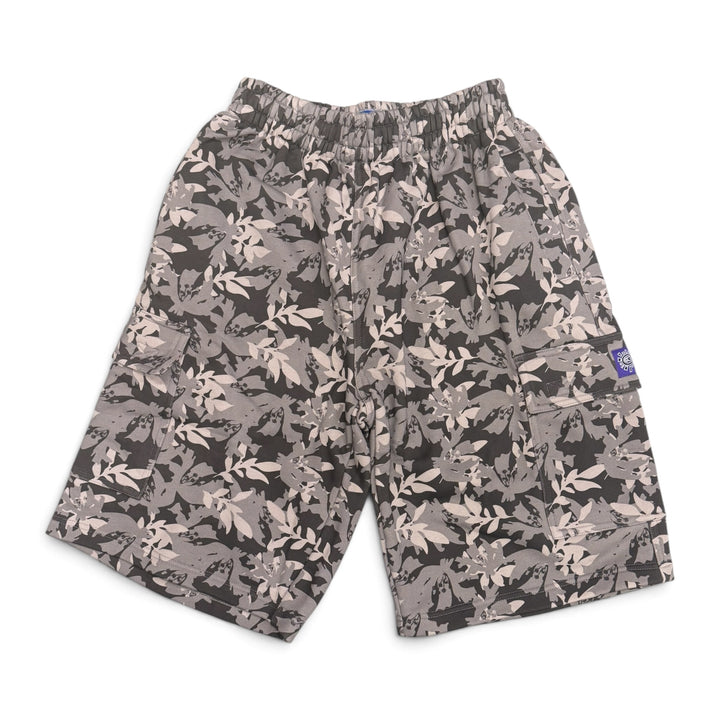 Always Do What You Should Do Leafy Print Short Grey (M)