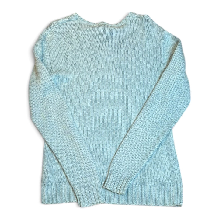 Vintage Polo Ralph Lauren Baby Blue Knitted Jumper (S)