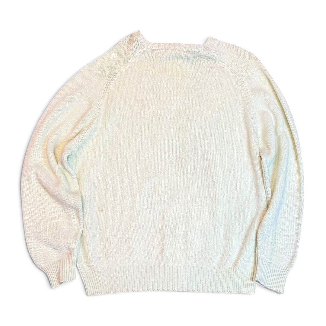Vintage Burberry Pastel Green Knitted Sweater (L)