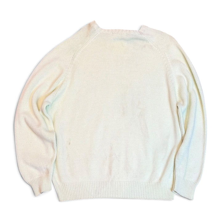 Vintage Burberry Pastel Green Knitted Sweater (L)