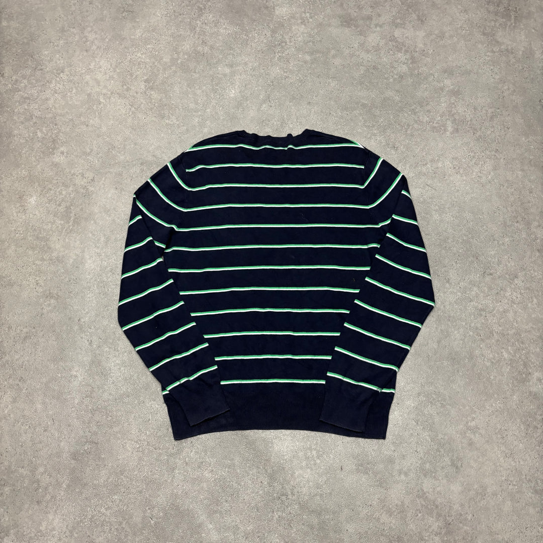 Polo Ralph Lauren Navy Green Knitted Sweater (M)