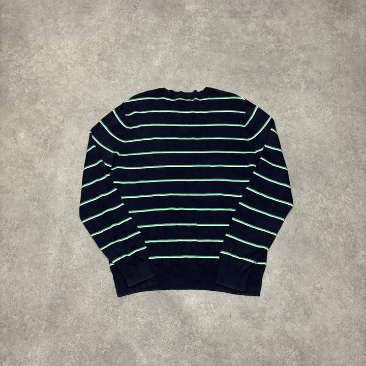 Polo Ralph Lauren Navy Green Knitted Sweater (M)