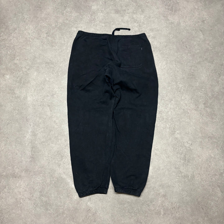 Supreme Black Glitter Pullover Hoodie & Bottoms Full Set (L)
