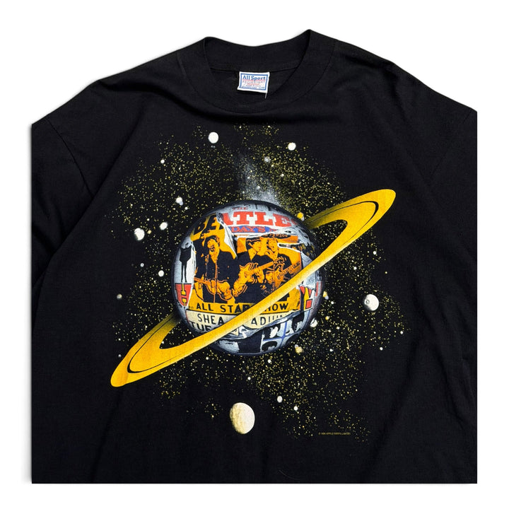 Vintage Beatles Graphic T shirt Black (XL)