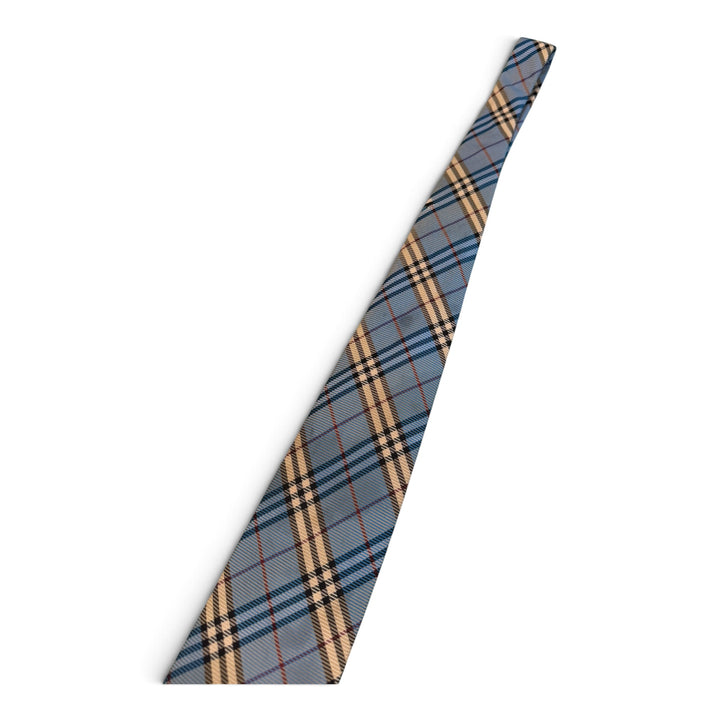 Vintage Burberry Blue Novacheck Tie