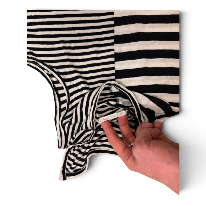 Yohji Yamamoto Noir Striped Top White (M)