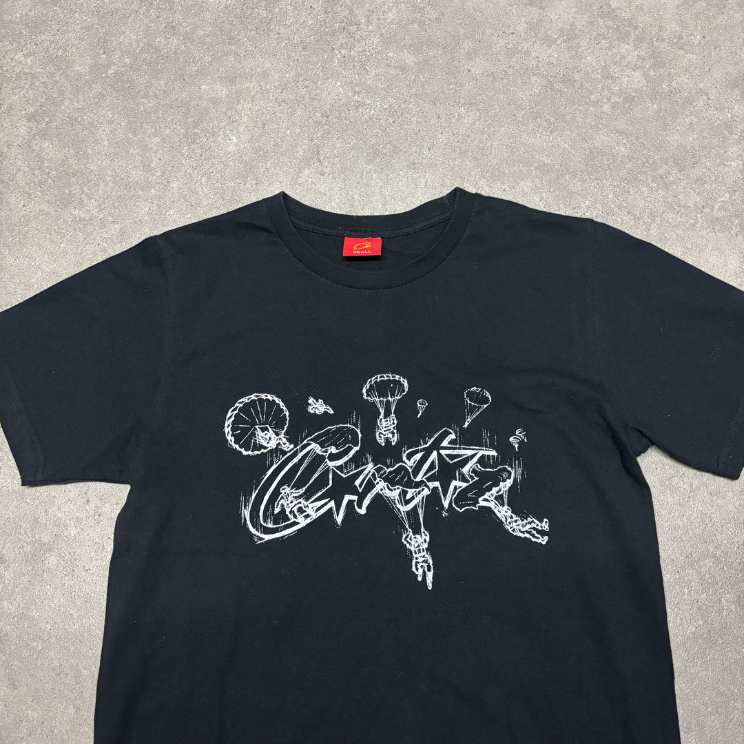 Corteiz Black Graphic T-Shirt (S)