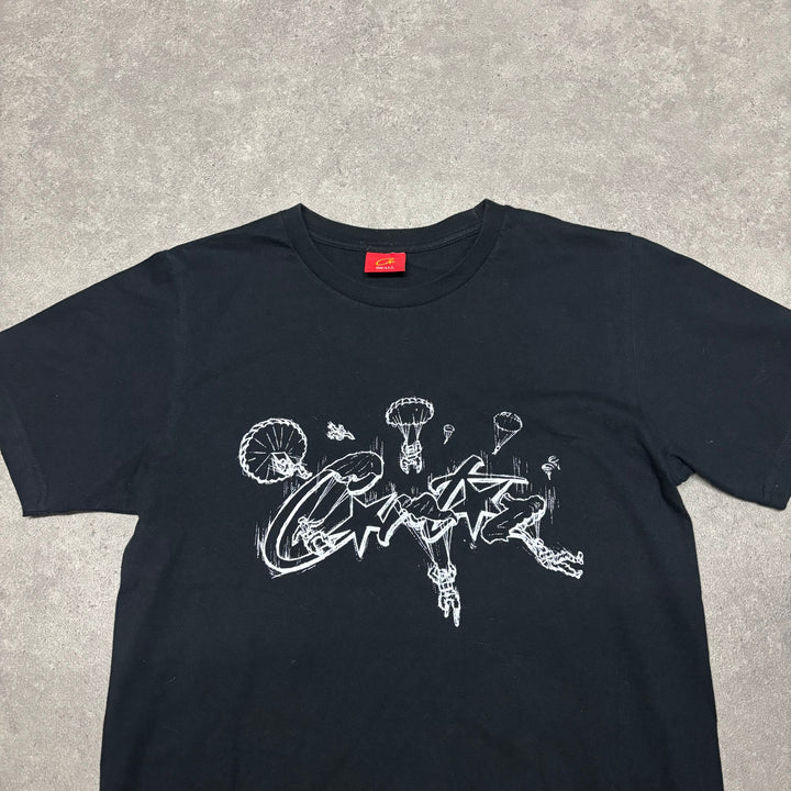 Corteiz Black Graphic T-Shirt (S)