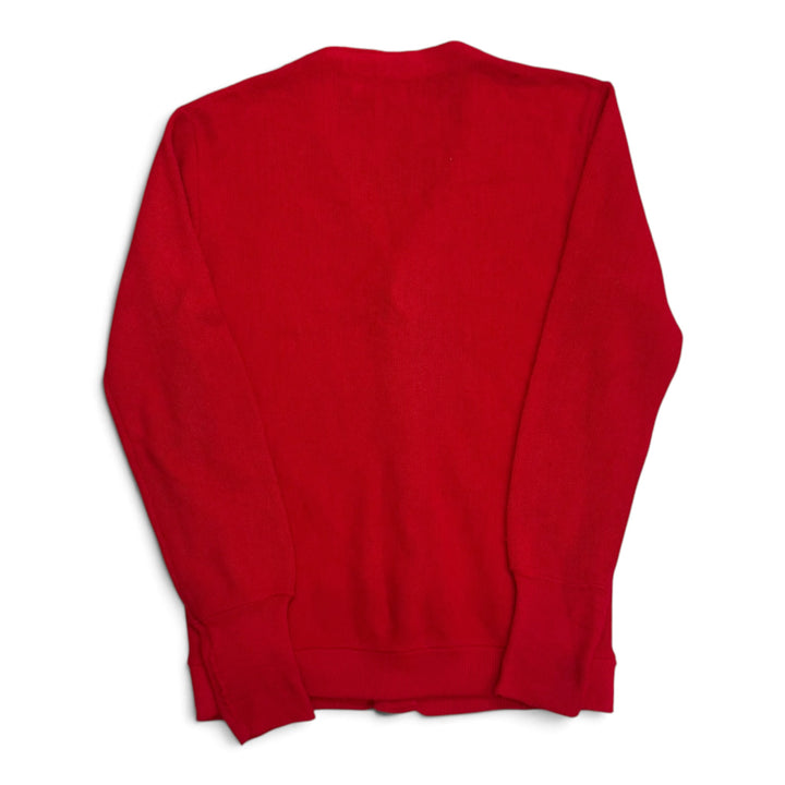 Vintage Lacoste Knitted  Cardigan Red Women (L)