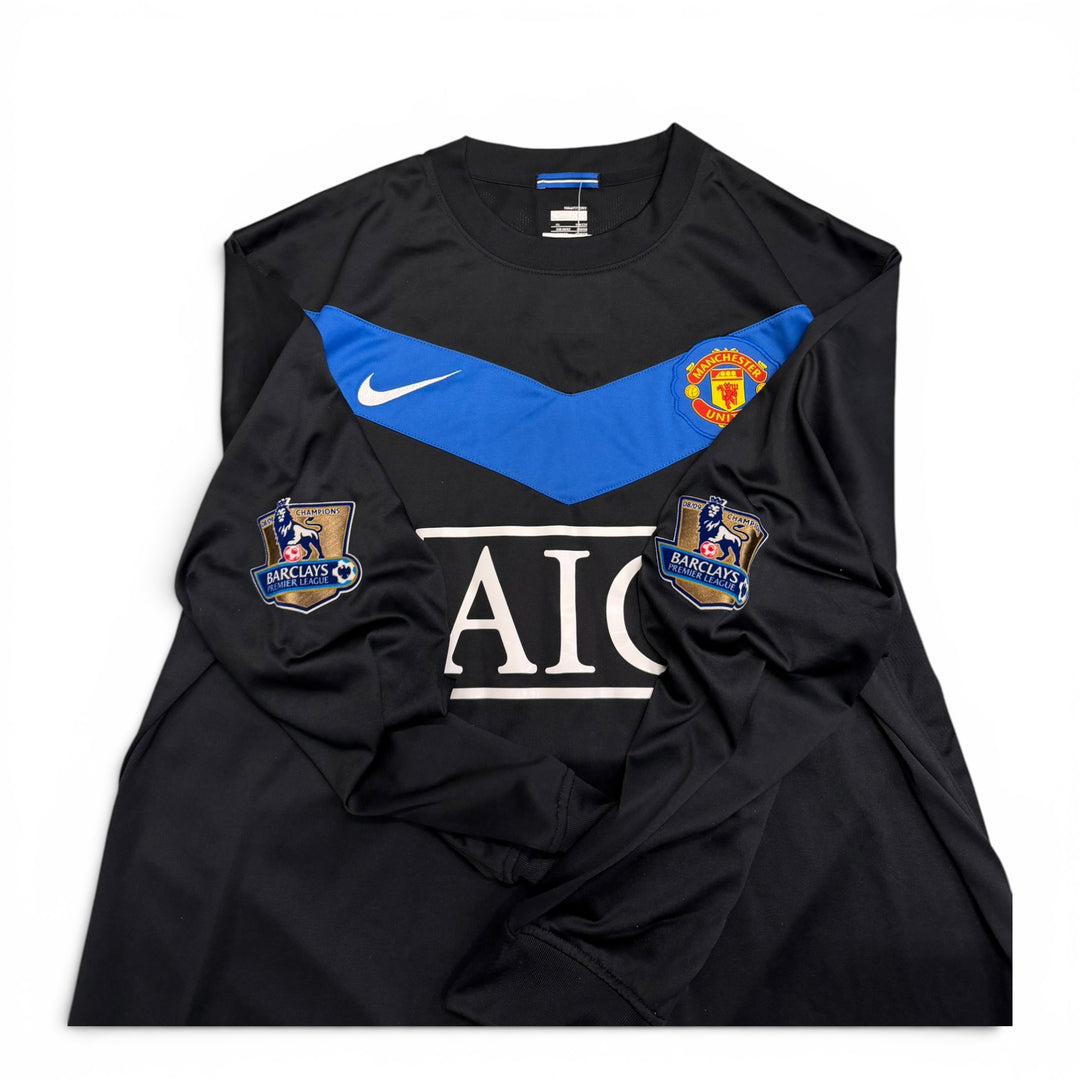 2009-10 Vintage Manchester United Navin Away Shirt Black (XL)