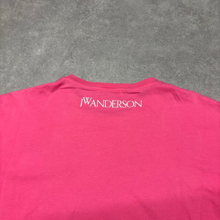 J.W Anderson x Tom Of Finland Pink Graphic T-Shirt (XL)