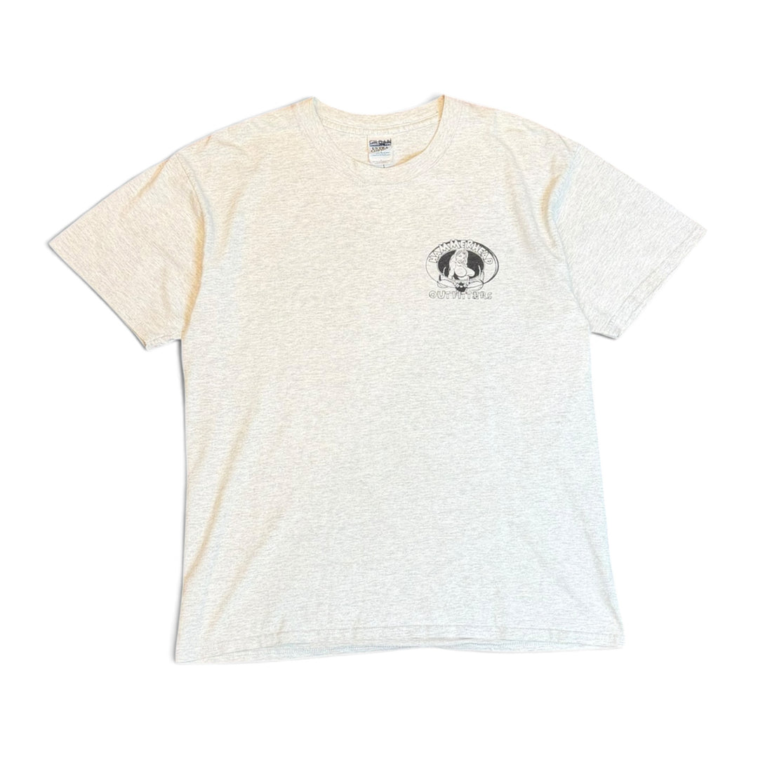 Vintage Hammerhead Outfitters Grey Graphic T-Shirt (L)