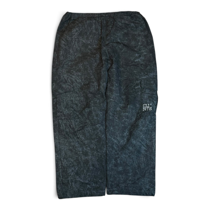 Clints Black Faded Baggy Cargo Trousers (L)