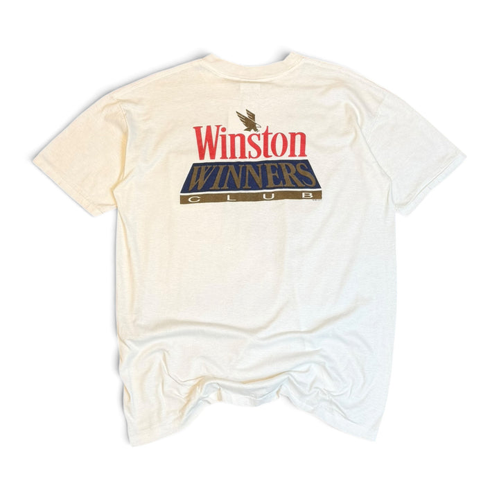 90's Vintage Winston White Graphic T-Shirt (XL)