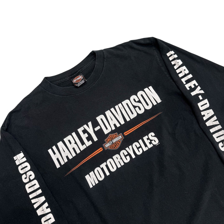 Harley Davidson Graphic Long Sleeve T Shirt Black (XL)