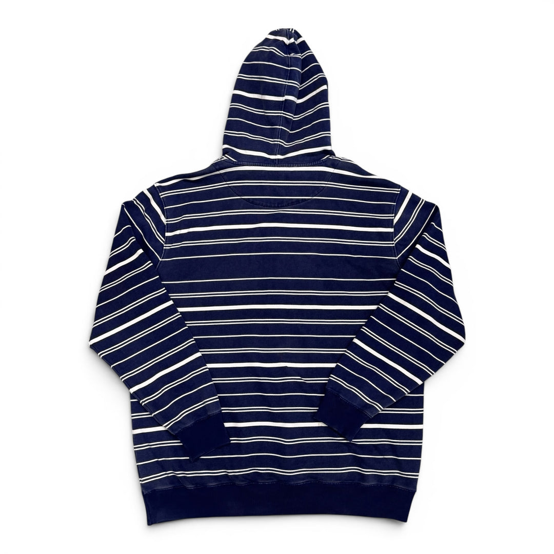 Palace Printed Striped Hoodie Navy (XL)