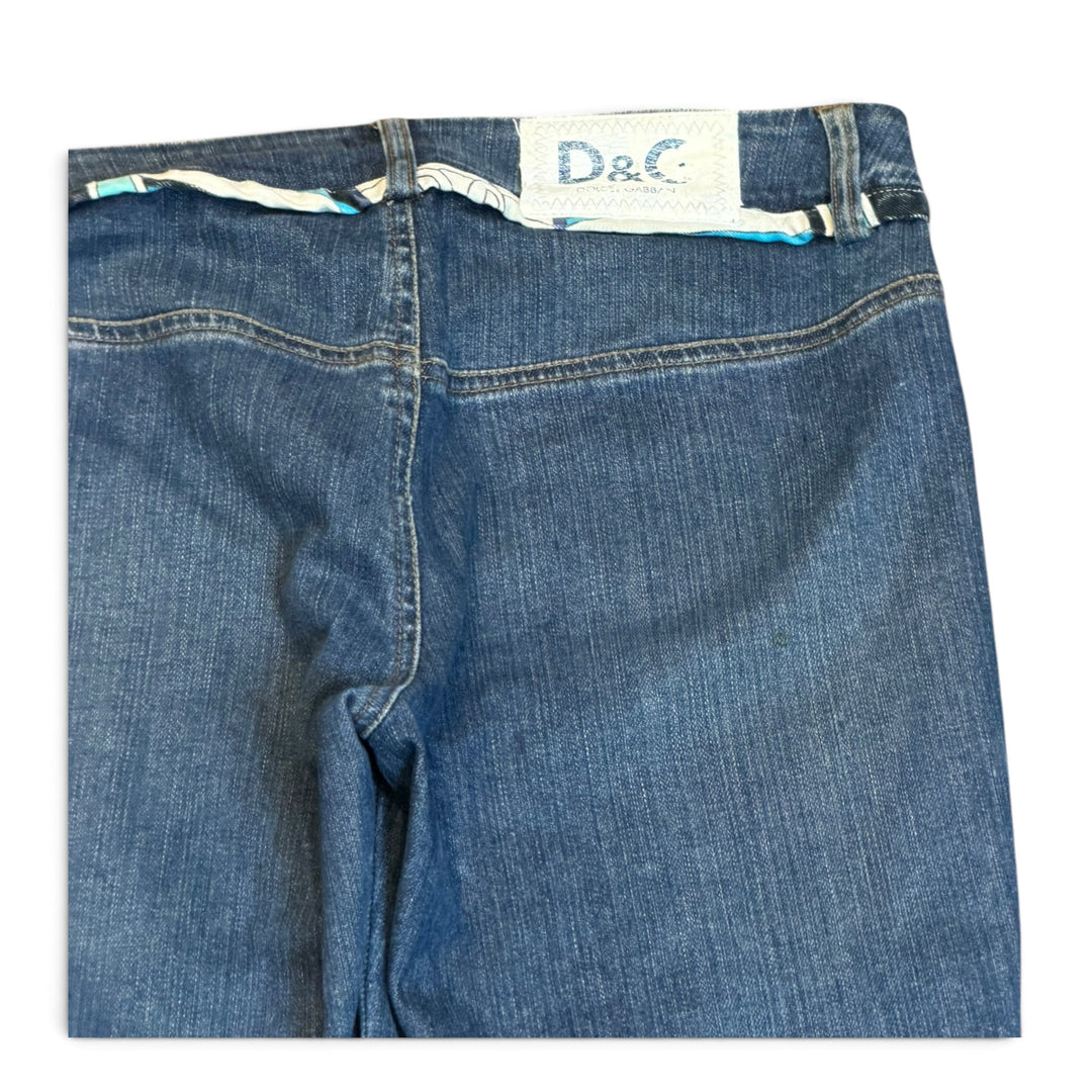 Vintage Dolce & Gabbanna Blue Denim Trousers (28)