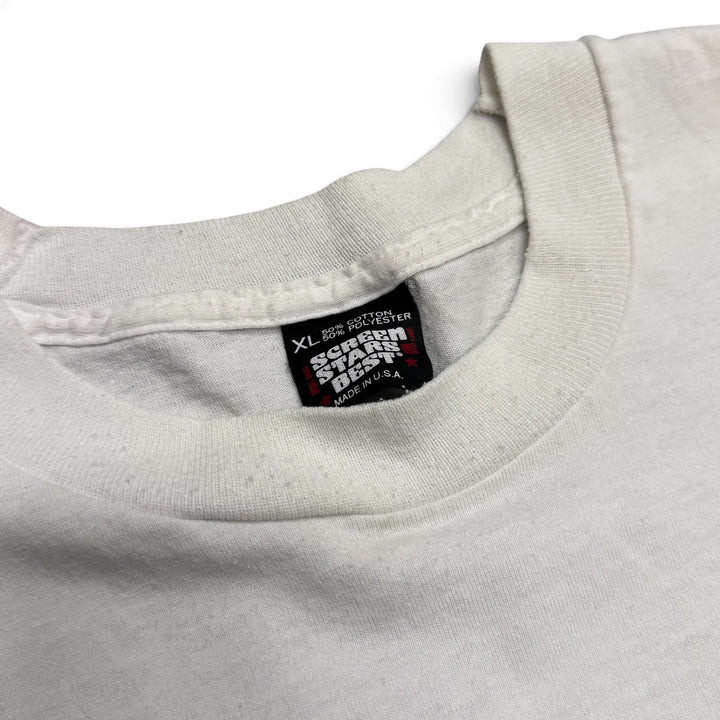 Vintage Fruit Of The Loom White Skunk Graphic T-Shirt (L)